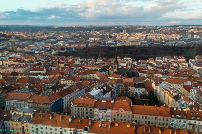 The television tower in Prague is the futuristic pride of the Czech Republic