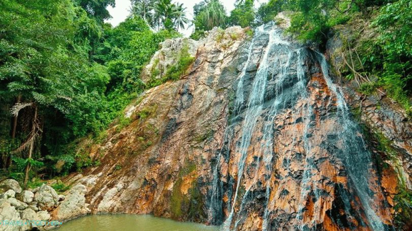 Namuang waterfall on Samui