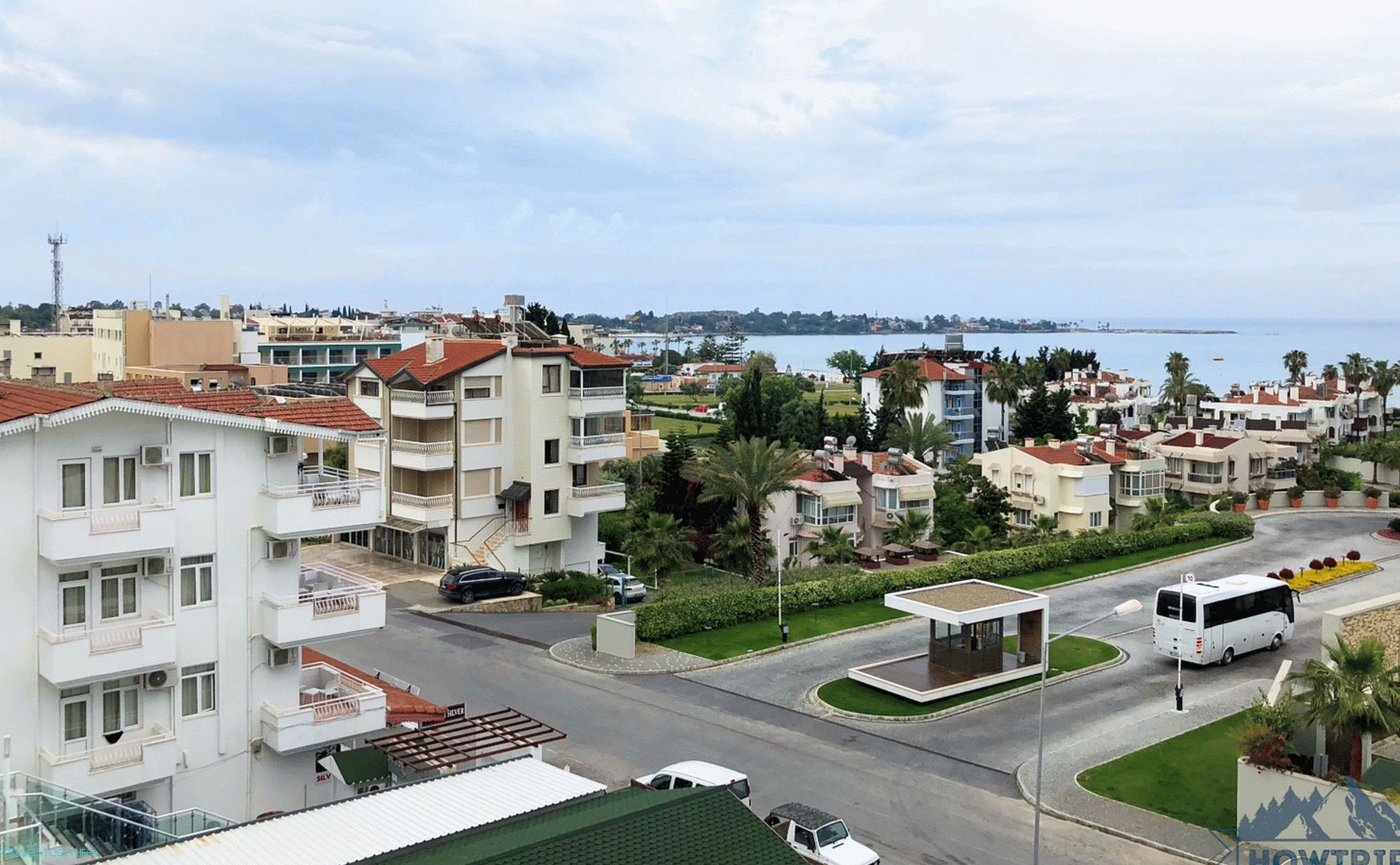 View of Side from the Side Town Hotel