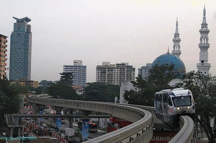 Monorail in Kuala Lumpur