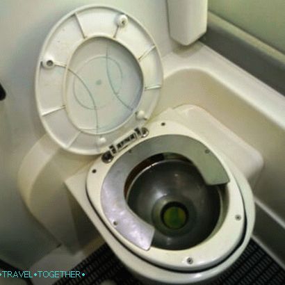 Toilets in Thai buses