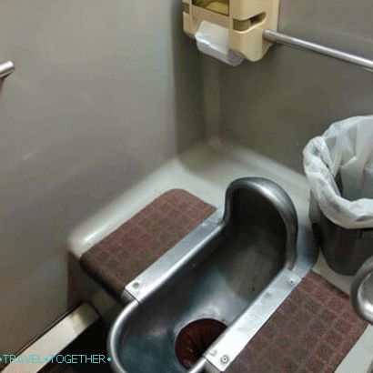 Toilets in Thai trains