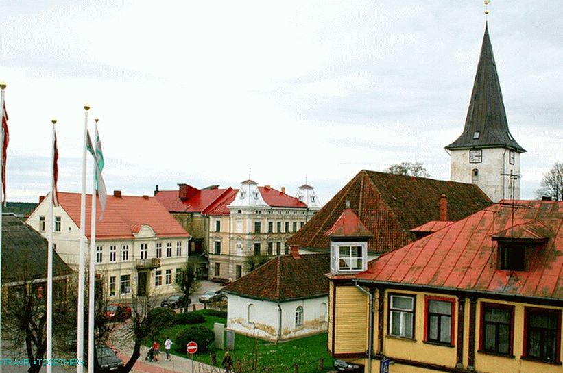 The historic center of Tukums