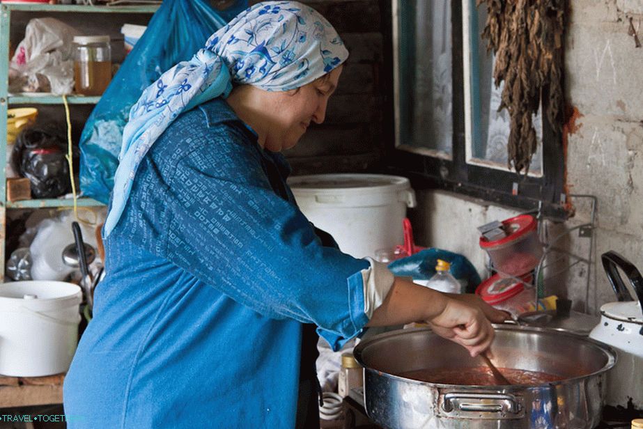 Mistress of the house is cooking the next masterpiece