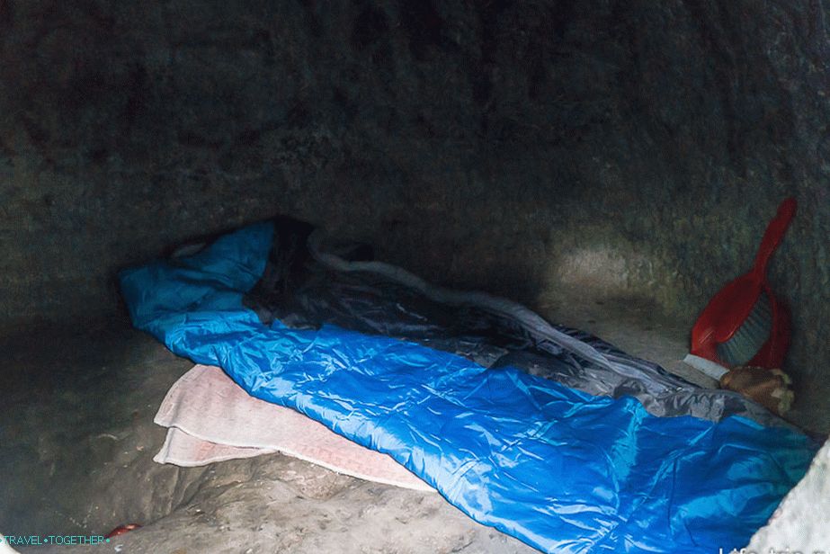 Inside someone spends the night