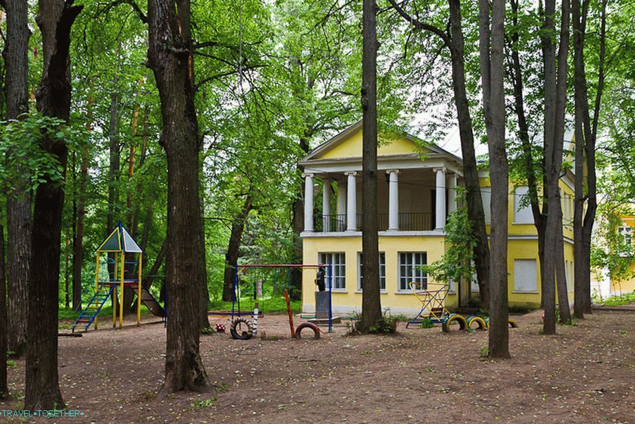 Residential outbuilding and playground