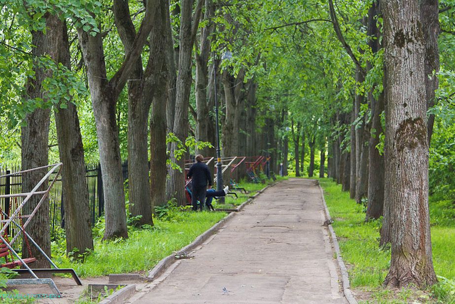 Alley manor Sukhanovo