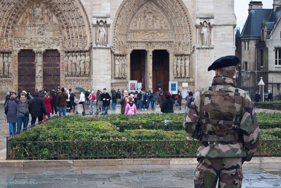 Notre Dame de Paris under reliable protection