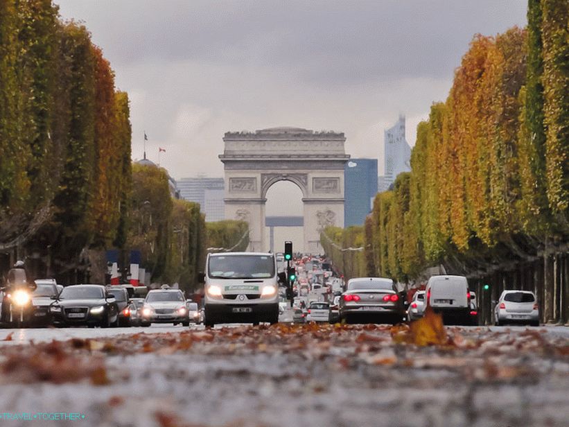 Arc de Triomphe in Paris