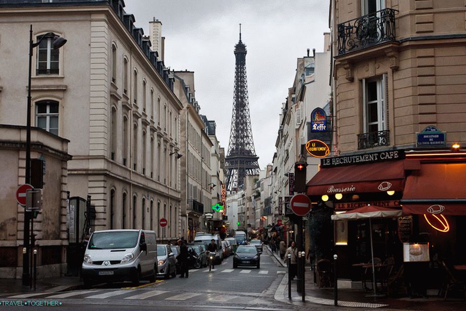 View of the Eiffel Tower