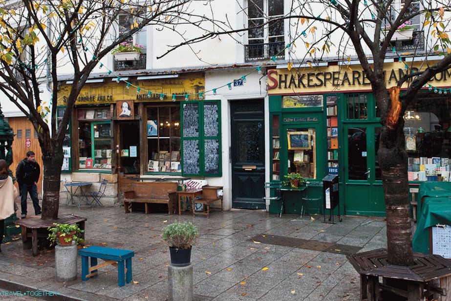 Shops of the city of Paris