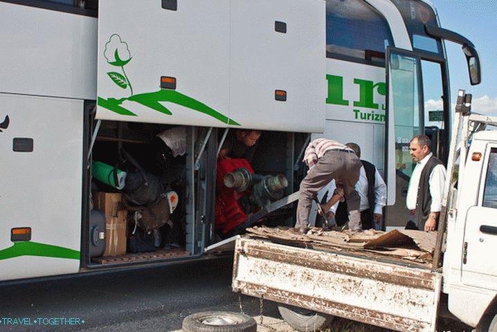 Tractor transportation.