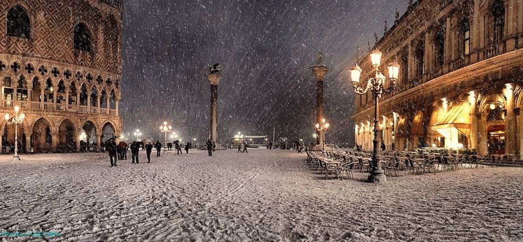 Venice in the snow