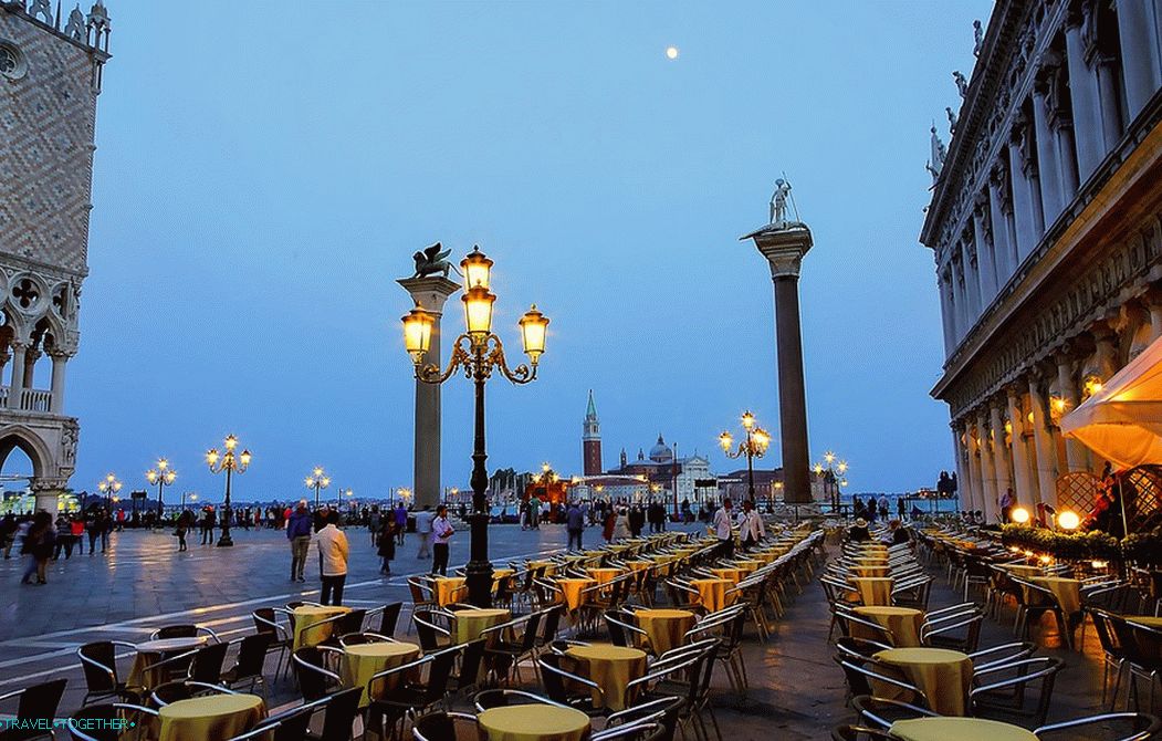 Café on Piazza San Marco in Venice