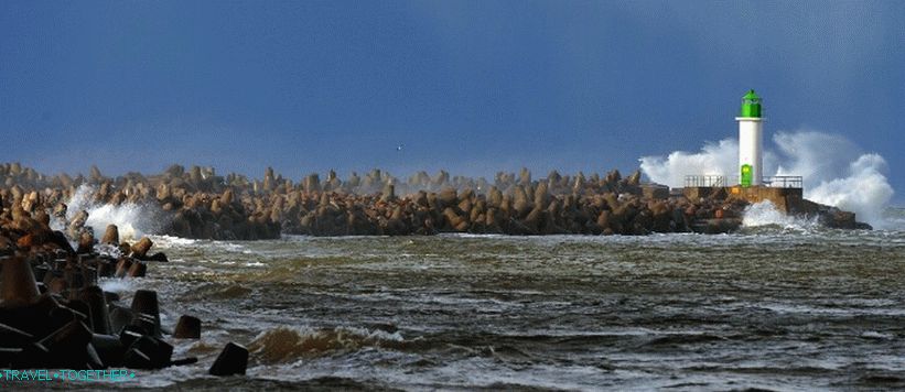 Ventspils Lighthouse on the South Mole