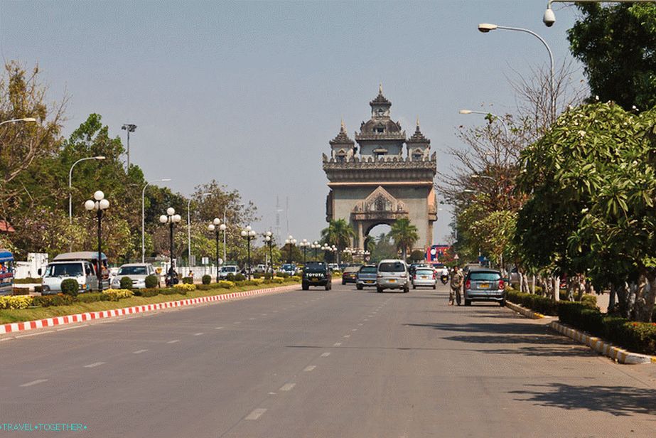 Patuxai Arc de Triomphe - as the Champs Elysees