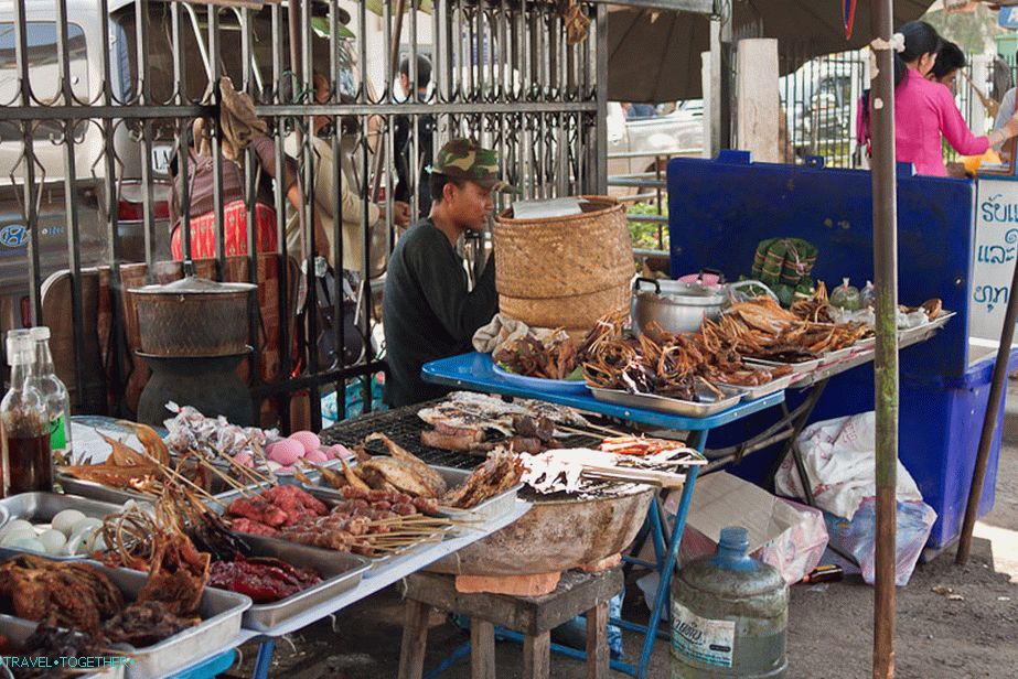 Food on the street, as in Thailand
