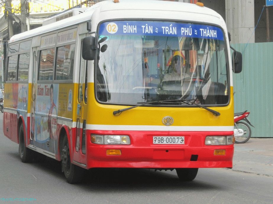 City bus in Vietnam