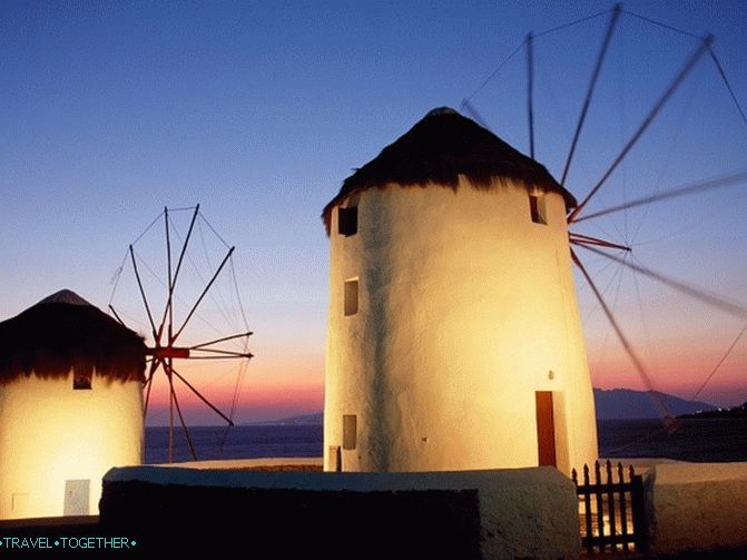 Windmills in Mykonos