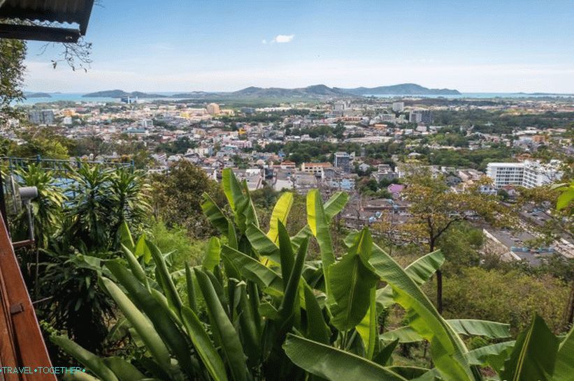 Viewpoint Tunk Ka Cafe in Phuket - near the viewing Rang Hill