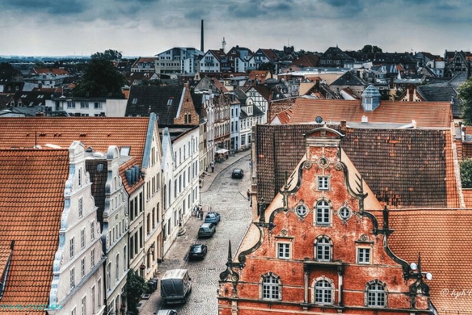View of the city of Wismar