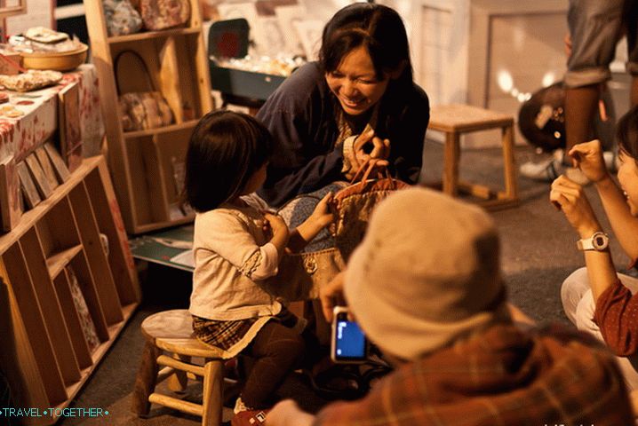 At the craft fair in Chiang Mai