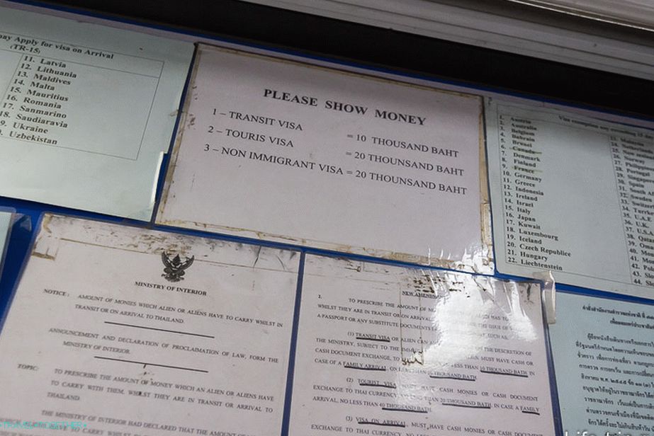 Warning about 20 thousand baht per person