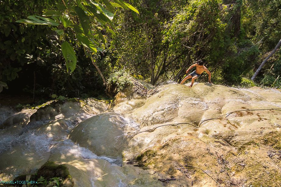 Climbers both there and here