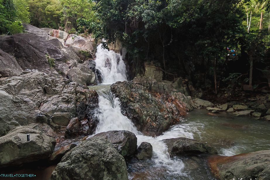 Rolling on the way to the waterfall
