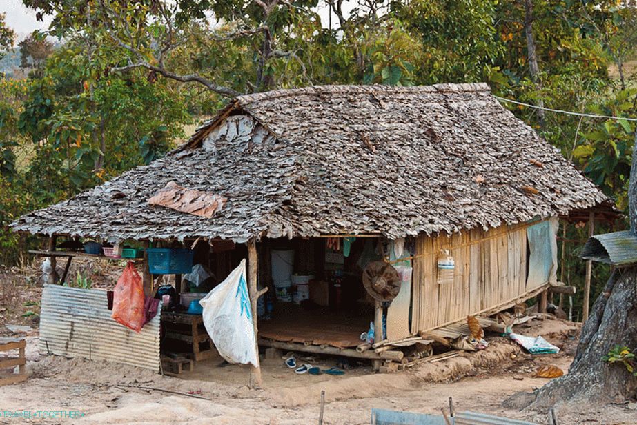 Thai hut in the wilderness