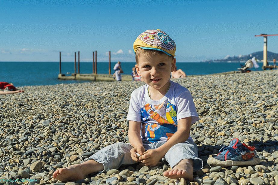 In mid-October, you can still swim and sunbathe
