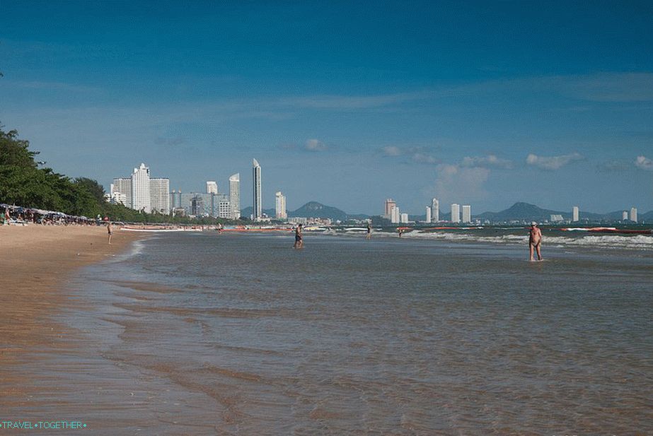 At low tide