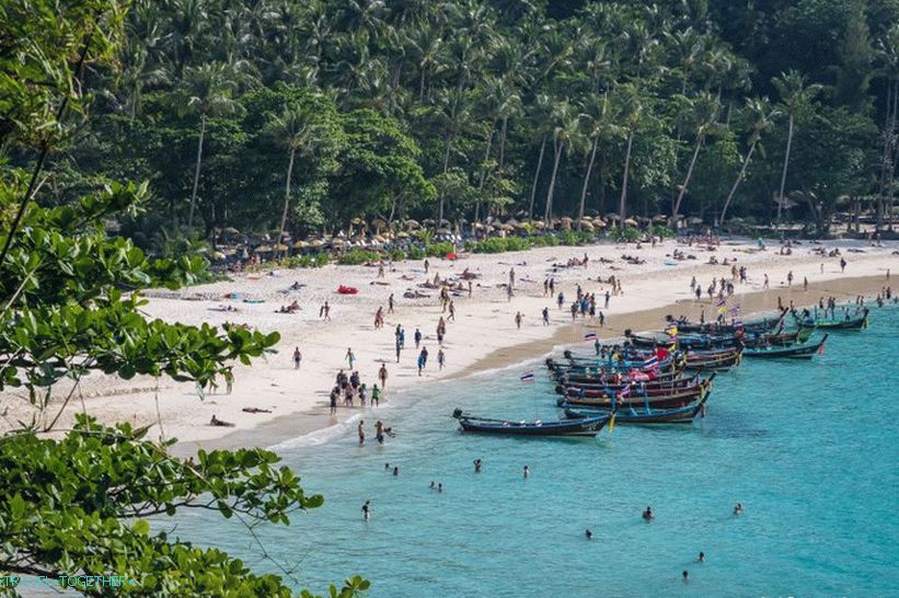 View of Freedom Beach from the right entrance