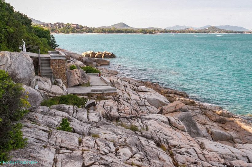View of Chaweng from the rocks