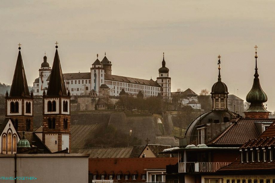 The historic center of Würzburg