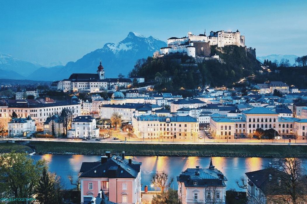 View of the Hohensalzburg Fortress