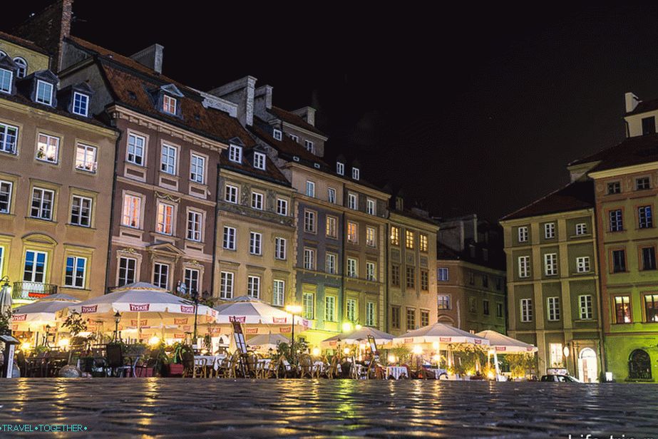 Night photos on long exposure