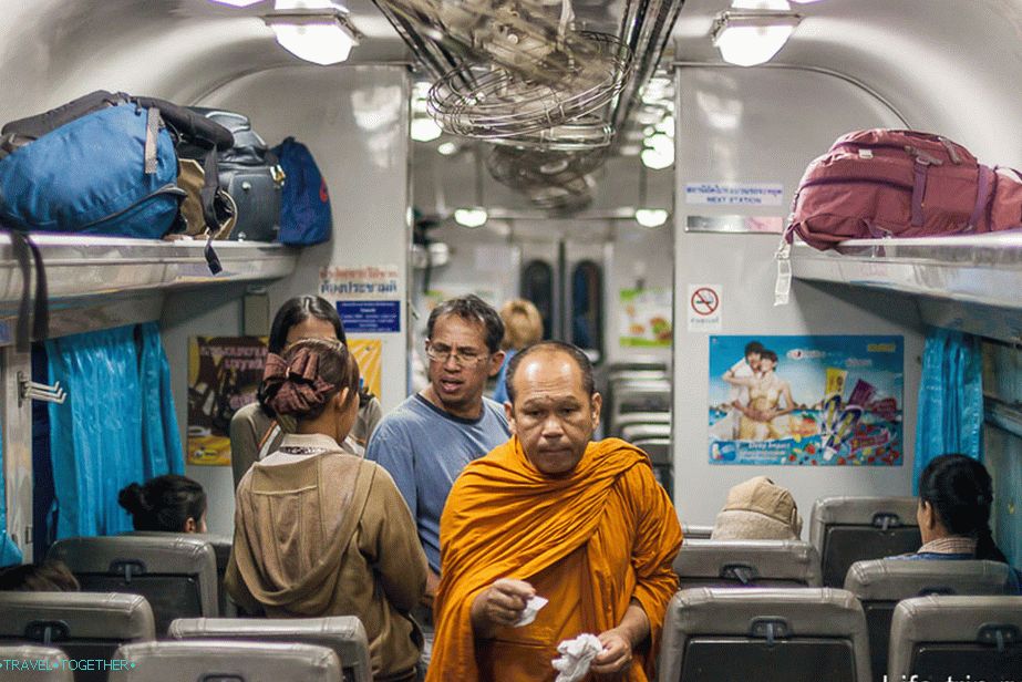 Second class seats with air conditioning