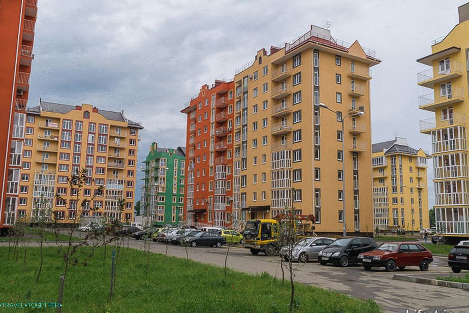 Europe-City Quarter in the European residential complex