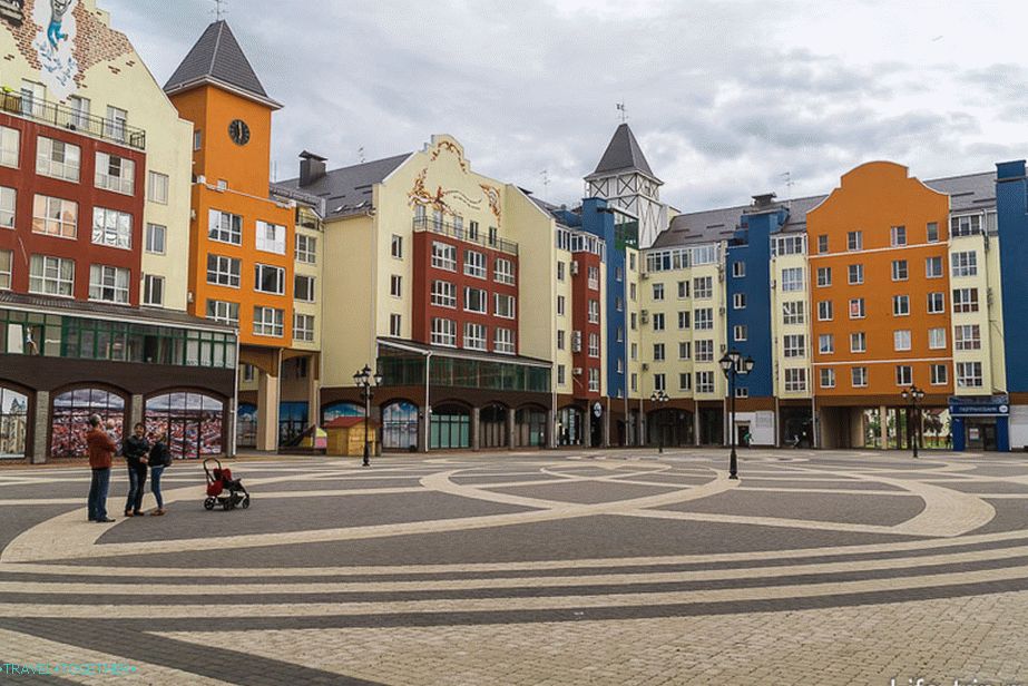 The central square in Europe in the German village