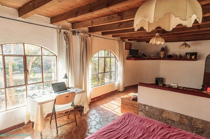 Room for 800 rubles per day, in which we lived in Guanajuato