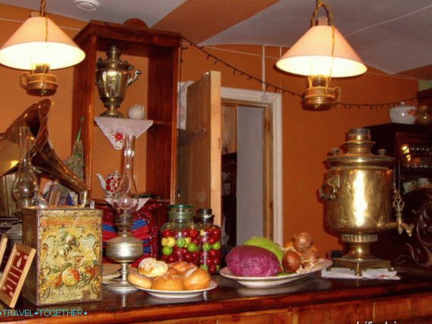 Tavern in the museum of urban life in Uglich.