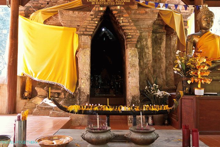 Buddhist temple - women are denied access to this garret