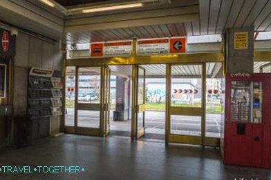 Exit by signs